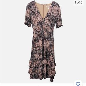 Hutch Ria Leopard Midi Dress